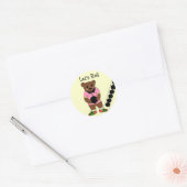 Laten we gaan -  Bowling Ronde Sticker (Envelop)