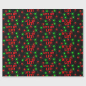 Laten we gaan branden cadeaupapier (Vlak)