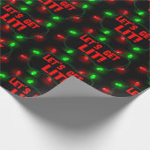 Laten we gaan branden cadeaupapier (Hoek)