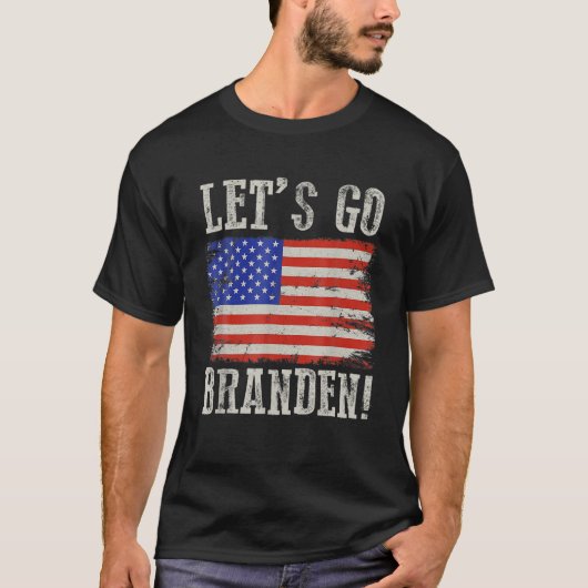 Laten we gaan Branden Conservative Anti-Liberal Am T-shirt (Voorkant)
