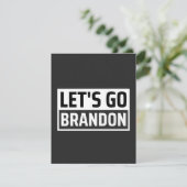 laten we gaan brandon bedankkaart (Staand voorkant)
