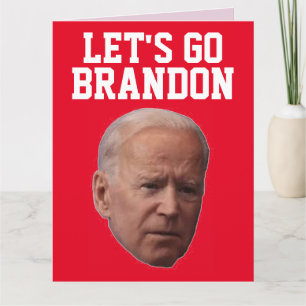 Laten we gaan brandon biden Valentijnskaarten Kaart