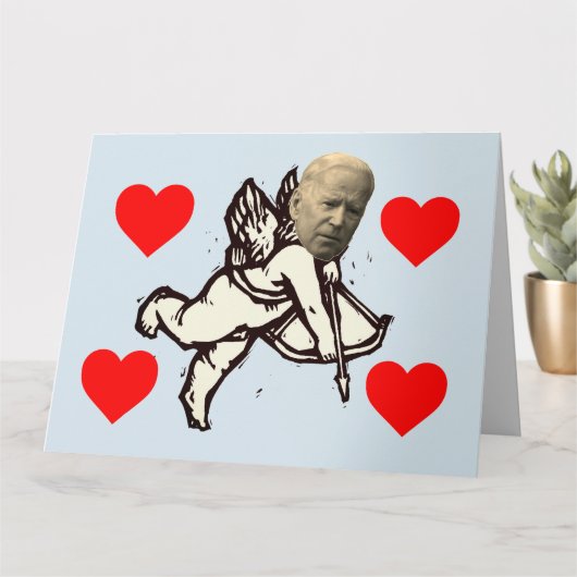 Laten we gaan brandon biden valentijnskaarten kaart (Kleine Plant)