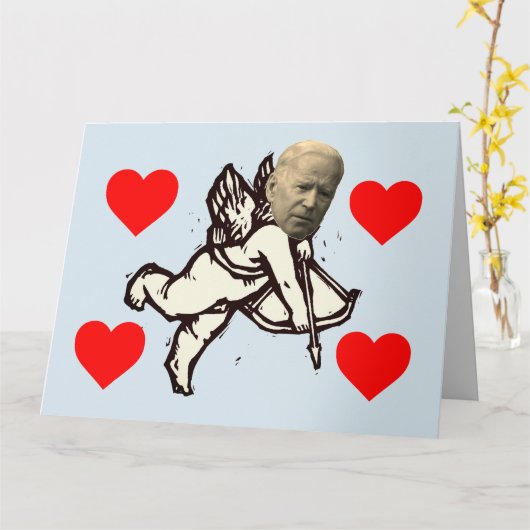 Laten we gaan brandon biden valentijnskaarten kaart (Gele Bloem)