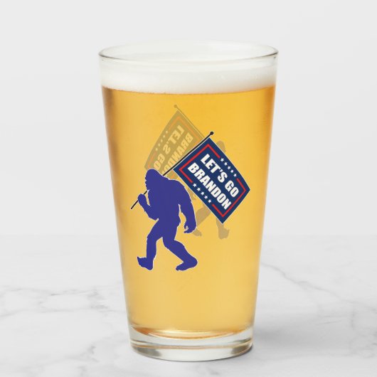 Laten we gaan Brandon Bigfoot Glas (Voorkant gevuld)