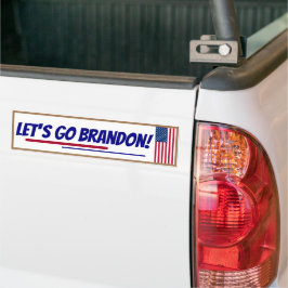 Laten we gaan Brandon Bumper Sticker