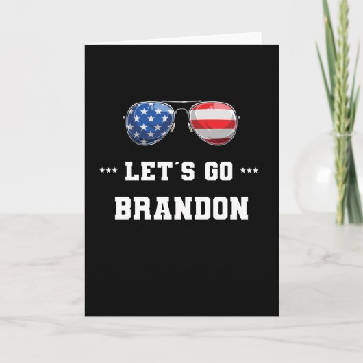 Laten we gaan Brandon Conservative US Flag JB Kaart (Voorkant)