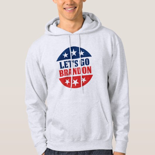 Laten we gaan Brandon fjb grappige anti-joe Biden  Hoodie (Voorkant)