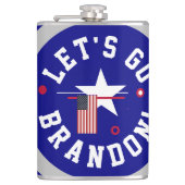 Laten we gaan Brandon Flask Heupfles (Voorkant)
