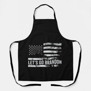 Laten we gaan Brandon Funny Patriotic American Fla Schort
