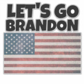 LATEN WE GAAN BRANDON GROTE DIE-CUT STIJL STICKS STICKER (Voorkant)