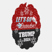 Laten we gaan Brandon Trump 2024 Ornament (Rechts)