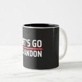 laten we gaan brandon tweekleurige koffiemok (Voorkant rechts)