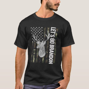 Laten we gaan Branson Brandon American Camouflage  T-shirt