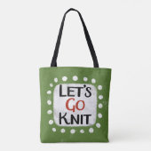 Laten we gaan breien Canvas tas (Achterkant)