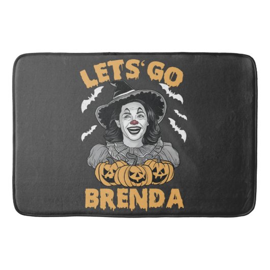 Laten we gaan Brenda Spooky Halloween Kamala Harri Badmat (Voorkant)
