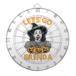 Laten we gaan Brenda Spooky Halloween Kamala Harri Dartbord