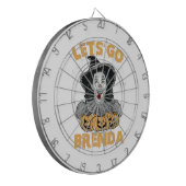 Laten we gaan Brenda Spooky Halloween Kamala Harri Dartbord (Voorkant Links)