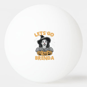 Laten we gaan Brenda Spooky Halloween Kamala Harri Pingpongbal