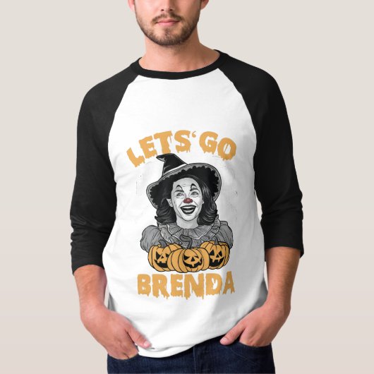 Laten we gaan Brenda Spooky Halloween Kamala Harri T-shirt (Voorkant)