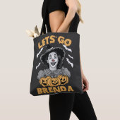 Laten we gaan Brenda Spooky Halloween Kamala Harri Tote Bag (Dichtbij)