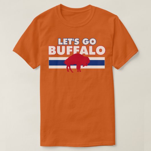 Laten we gaan Buffalo 1 T-shirt (Design voorkant)