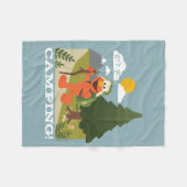 Laten we gaan Camping! Fleece Deken (Voorkant (Horizontaal))