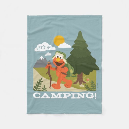 Laten we gaan Camping! Fleece Deken (Voorkant)