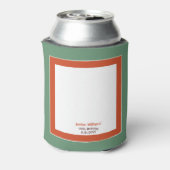 Laten we gaan Camping Rustic Woodsy Campground Bir Blikjeskoeler (Blikje Achterkant)