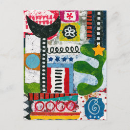 Laten we gaan dansen Briefkaart