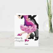 Laten we gaan dansen kaart (Achterkant)