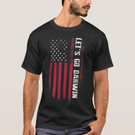 Laten we gaan Darwin Grappig Sarcasisch Vrouwen Ma T-shirt
