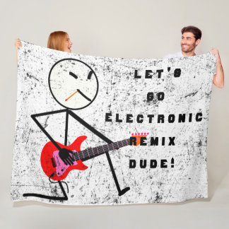 LATEN WE GAAN ELEKTRONISCHE REMIX Fleece Deken