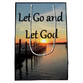 LATEN WE GAAN EN GOD SUNSET LATEN ZIEN MEDIUM CADEAUZAKJE (Achterkant)