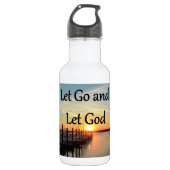 LATEN WE GAAN EN GOD SUNSET LATEN ZIEN WATERFLES  (Voorkant)
