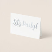 Laten we gaan. folie kaarten (Voorkant)