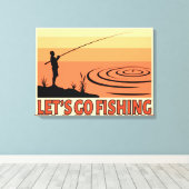 Laten we gaan Gevist Canvas Afdruk (Insitu (Houten vloer))