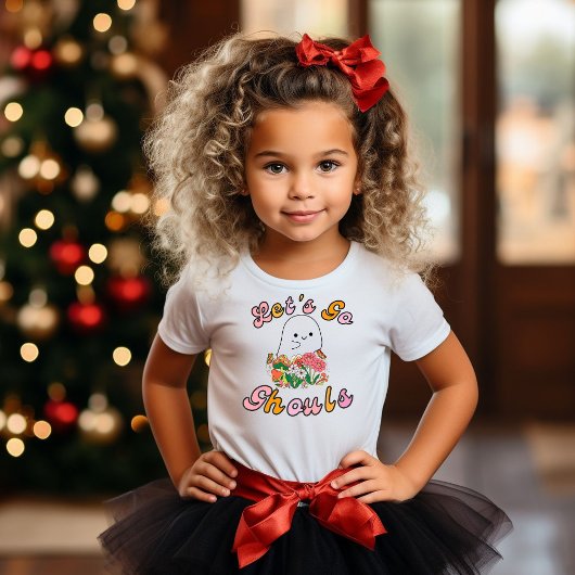 Laten we gaan ghoul halloween feest t-shirt