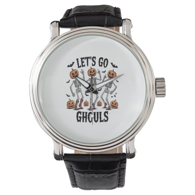 Laten we gaan Ghouls, grappig Spooky Horloge (Voorkant)