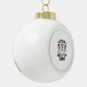 Laten we gaan Ghouls, grappig Spooky Keramische Bal Ornament (Links)