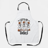Laten we gaan Ghouls, grappig Spooky Schort (Voorkant)