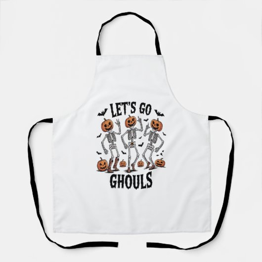 Laten we gaan Ghouls, grappig Spooky Schort (Voorkant)