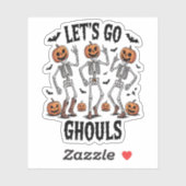 Laten we gaan Ghouls, grappig Spooky Sticker (Vel)