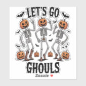Laten we gaan Ghouls, grappig Spooky Sticker (Vel)