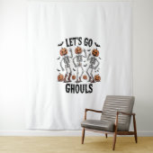 Laten we gaan Ghouls, grappig Spooky Wandkleed (In situ)