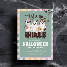 Laten we gaan Ghouls Groovy Halloween Kostuum Part