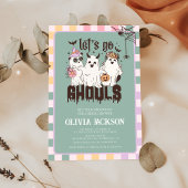 Laten we gaan Ghouls Groovy Halloween Vrijgezellen Kaart