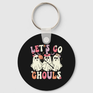 Laten we gaan Ghouls Halloween Ghost Costume Retro Sleutelhanger