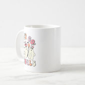 Laten we gaan Ghouls Halloween Ghost Koffiemok (Voorkant links)