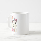 Laten we gaan Ghouls Halloween Ghost Outfit Costum Koffiemok (Voorkant links)